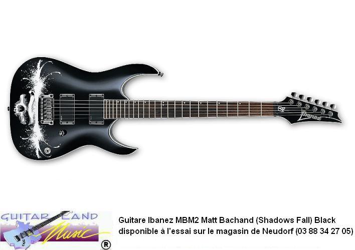 Guitare Ibanez MBM2 Matt Bachand Noir